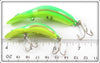 Heddon Yellow Green Fluorescent Tadpolly Spook & Clatter Tad Pair