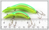 Heddon Yellow Green Fluorescent Clatter Tad Pair