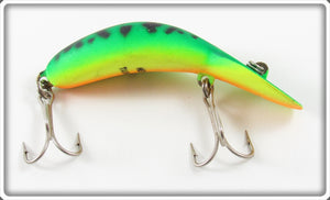 Vintage Heddon Fluorescent Green Crawdad Tadpolly Spook Lure