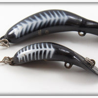 Heddon Black Shore Tiny Tad & Tadpolly Spook Lure Pair