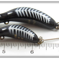 Heddon Black Shore Tiny Tad & Tadpolly Spook Pair