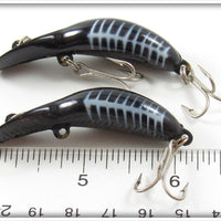 Heddon Black Shore Tiny Tad Pair