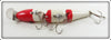 Creek Chub AL&W Red & White Triple Jointed Pikie