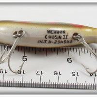 Heddon Yellow Sucker With Red Dots Cousin II