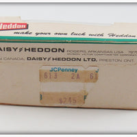 Heddon Bronze, White & Brown Prowler In Box