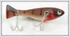 Heddon Bronze, White & Brown Prowler In Box