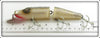 Creek Chub Silver Flash Plastic Jointed Husky Pikie In Box 3000 SFL