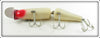 Creek Chub Silver Flash Plastic Jointed Husky Pikie In Box 3000 SFL