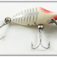 Heddon Red & White Shore Minnow Tiny Runt In Box