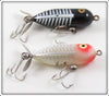 Heddon Black Shore & White Shore Tiny Torpedo Pair With One Box