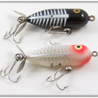 Heddon Black Shore & White Shore Tiny Torpedo Pair With One Box