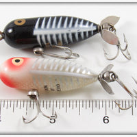 Heddon Black Shore & White Shore Tiny Torpedo Pair With One Box