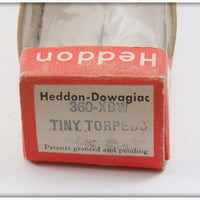 Heddon Black Shore & White Shore Tiny Torpedo Pair With One Box