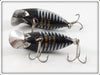 Heddon Black Shore Tiny Runt Pair