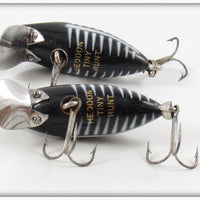 Heddon Black Shore Tiny Runt Pair