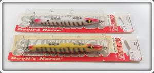 Smithwick Devil's Horse Lure Pair On Cards