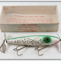 Gilmore Tackle Co Silver Flitter The Jumper Lure In Box