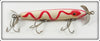 Vintage Paw Paw Red Serpentine Aristocrat Torpedo Lure