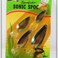 Mister Twister Sportfisher Sonic Spoons On Card