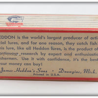 Heddon Silver With White Head & Tail Whispurr In Box