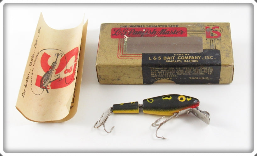 Vintage L&S Bait Co Frog Spot 00 Panfish Master MirroLure In Box