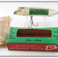 Vintage Winton Associates Live Lure In Box