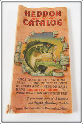 Vintage Heddon Vest Pocket Catalog