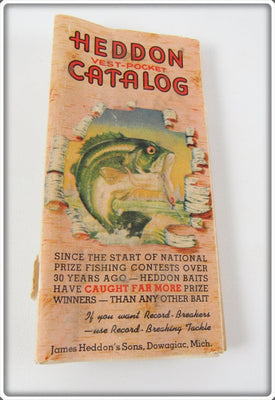 Vintage Heddon Vest Pocket Catalog