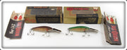 Vintage L&S Bait Co Brown Back & Green Back 2M Lure Pair In Boxes