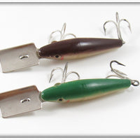 L&S Bait Co Brown Back & Green Back 2M Pair In Boxes