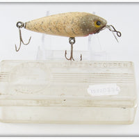 Vintage Whopper Stopper Silver Flitter Model 500 Minnow Lure In Box