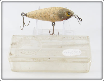 Vintage Whopper Stopper Silver Flitter Model 500 Minnow Lure In Box