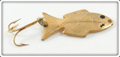 Vintage Wright & McGill Gold Right Fish Lure