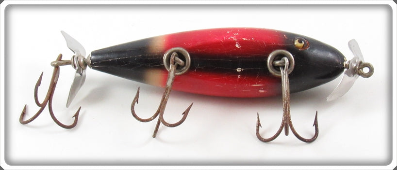 Vintage Creek Chub Redwing Blackbird Injured Minnow Lure 1524 For Sale