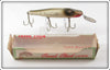 Vintage Creek Chub Silver Flash Pikie Lure In Box 718 DD