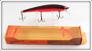 Vintage Bomber Bait Co Black Red Belly Long A Lure In Box