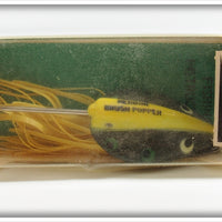 Vintage Heddon Bullfrog Brush Popper Lure In Box