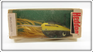 Vintage Heddon Bullfrog Brush Popper Lure In Box