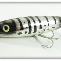 Heddon Black & Silver Dying Flutter In Box