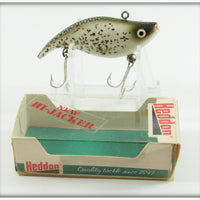 Vintage Heddon Silver Flitter Hi Jacker Lure In Box