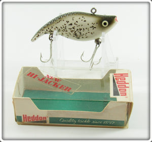 Vintage Heddon Silver Flitter Hi Jacker Lure In Box