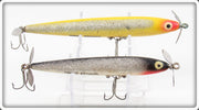 Vintage Heddon Yellow & Black Surface Cobra Lure Pair