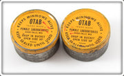 Vintage Pemble Laboratories OTAB Tin Pair