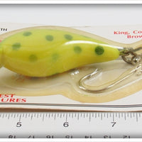 Norman Yellow Green Spots ZX 30 On Card