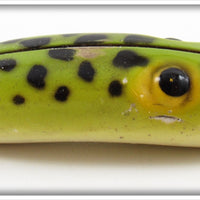 Vintage L. Cooper Frog Spot Jac Pot Lure Body