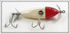 Vintage Creek Chub Red Head White Baby Injured Minnow 1602