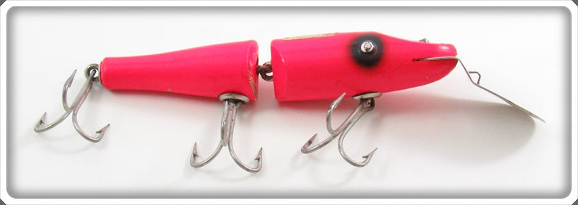 creek chub pikie 2600 fishing pole Vintage Fluorescent Red Jointed Lure FR DD Eagle Claw Kahle 5/0 First introduced in the Size:3 inch - 1/2 oz Saltwater & Conventional