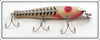 Vintage Lucky Strike Silver Scale Black Ribs Pikie Lure