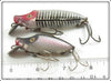 Heddon Silver Shore & Shiner Scale River Runt Pair