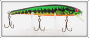 Vintage Bomber Bait Co Fire Tiger Bass Long A Lure 